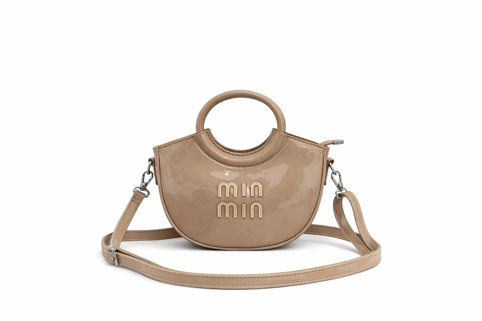 Min Min Glossy Women’s LD 3020  | Top Handle Sling Bag